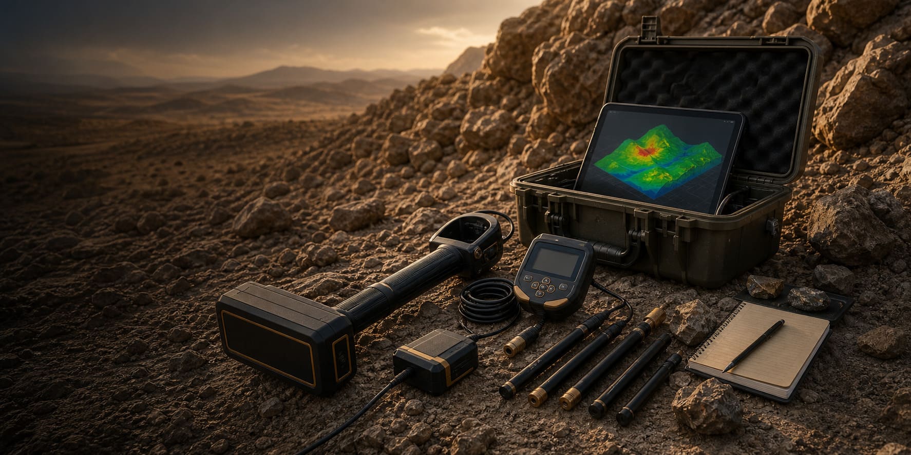 3D ground scan detector system in action