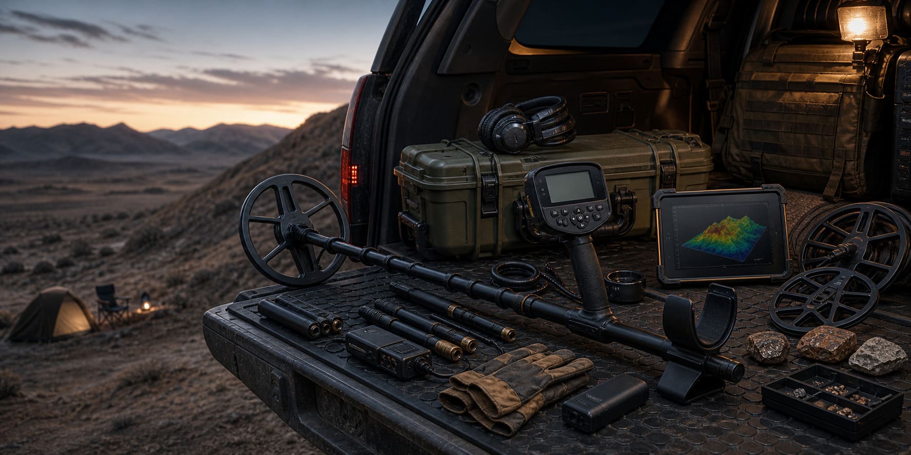 Professional detector kit for field scanning